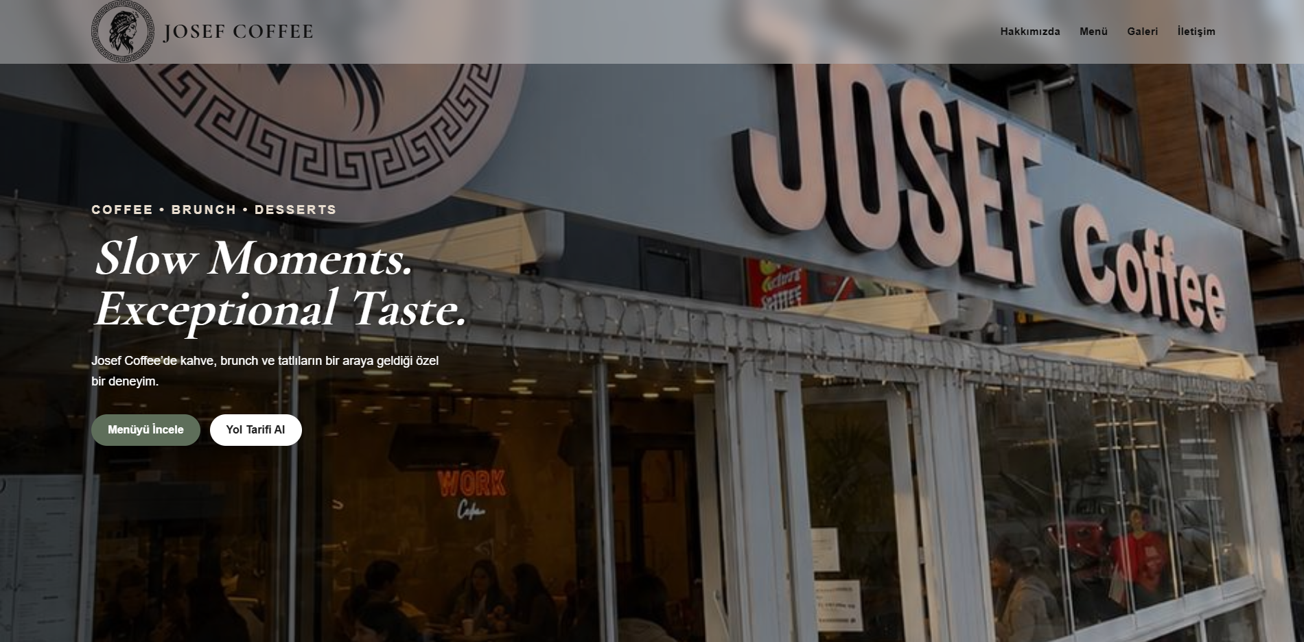 Josef Coffee Web Sitesi